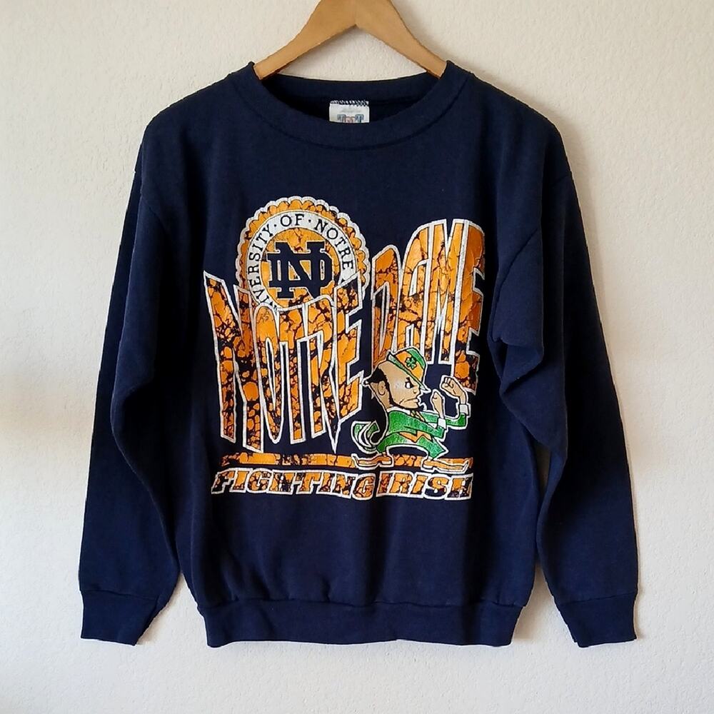 Vintage Notre Dame Sweatshirt TNT Tag 90s